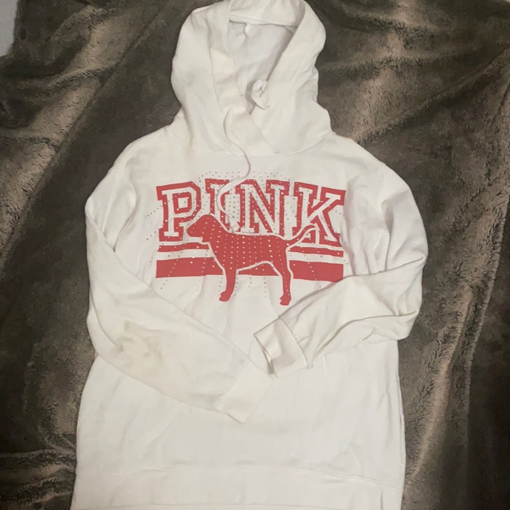 Pink brand hoodie